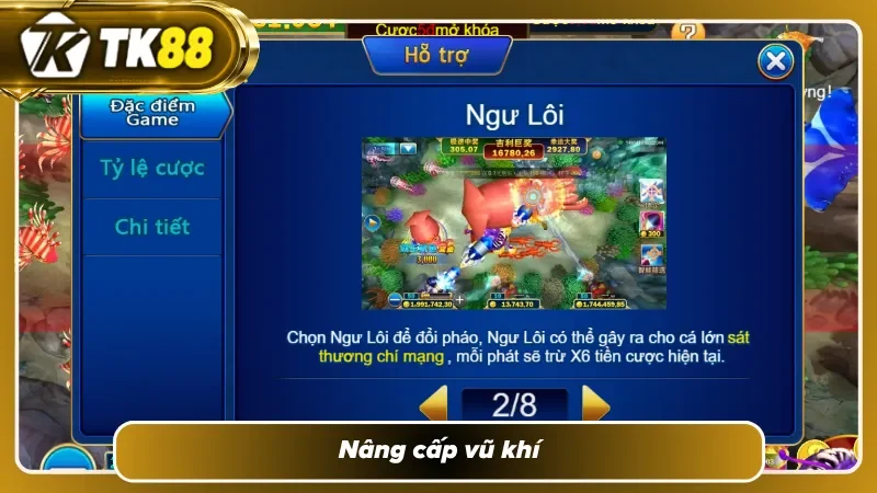 Nâng cấp vũ khí để tiêu diệt mục tiêu dễ hơn