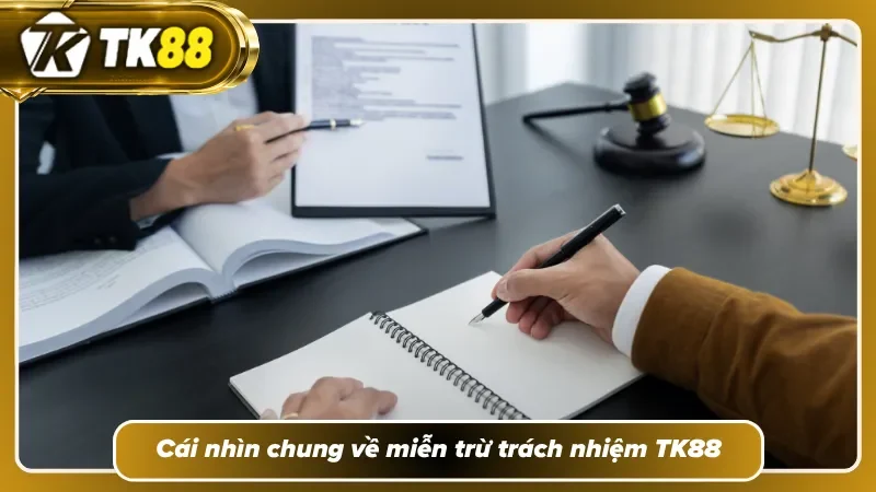 Người dùng đang đọc chính sách miễn trừ trách nhiệm TK88