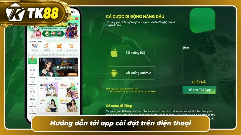 Các bước thiết lập tải app TK88 đã được tối giản hóa